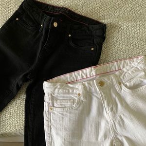 Kate Spade jeans black and white